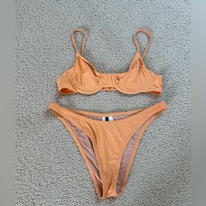 J.Crew 1993 Underwire Top and 1989 high-leg bikini bottom